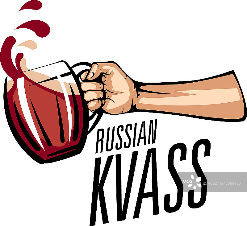 一杯俄罗斯格瓦斯图片素材