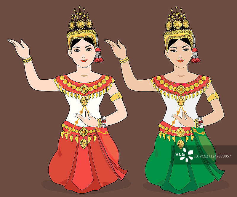 柬埔寨舞蹈图片素材