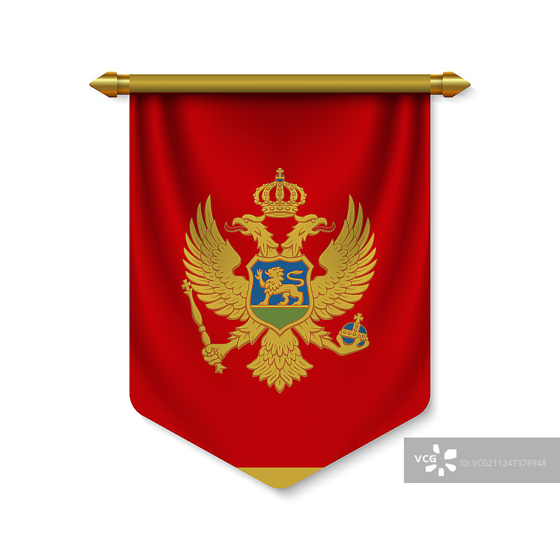 3d现实三角旗旗图片素材