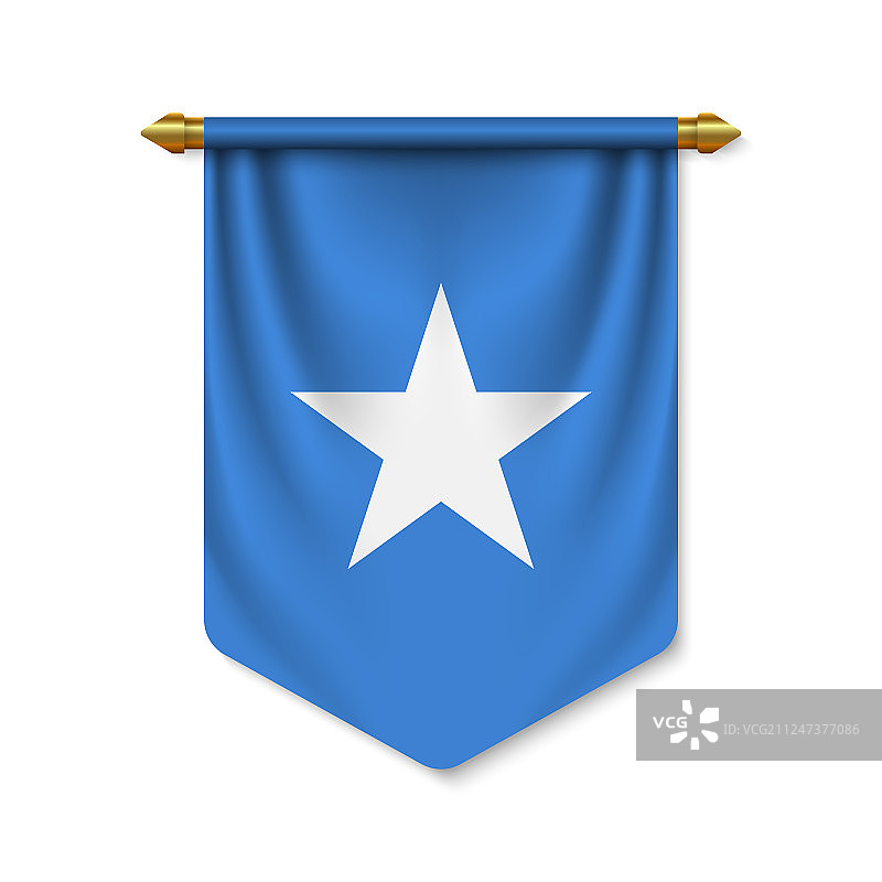 3d现实三角旗旗图片素材