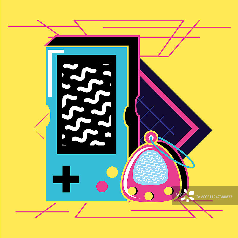 90年代复古游戏手柄图片素材