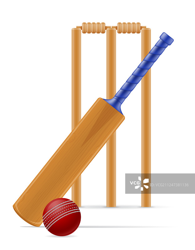 板球球棒和球体育赛事素材图片素材