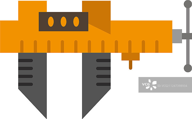 卡尺测量千分尺维修刻度图片素材