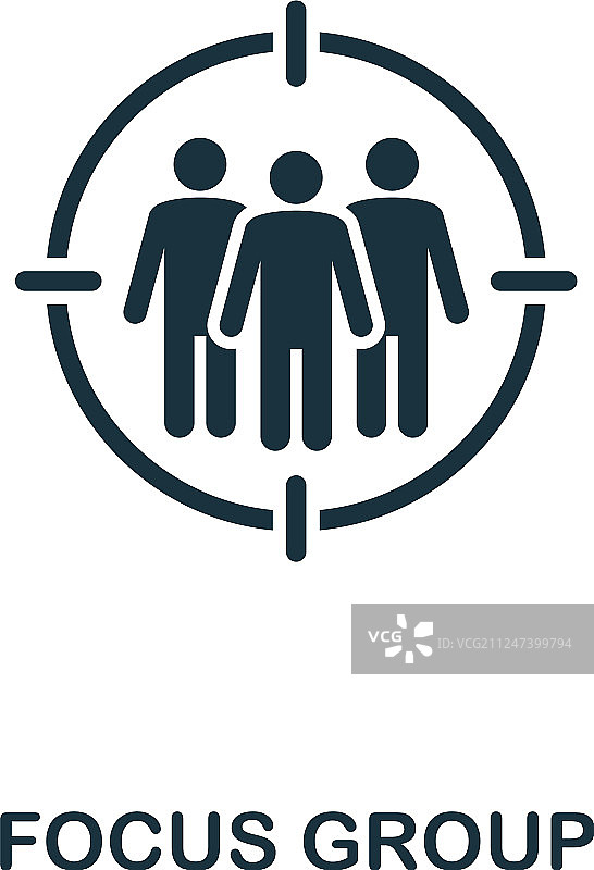 焦点小组图标设计图片素材