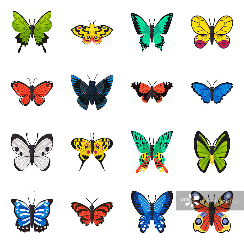 自然与夏季图标合集图片素材