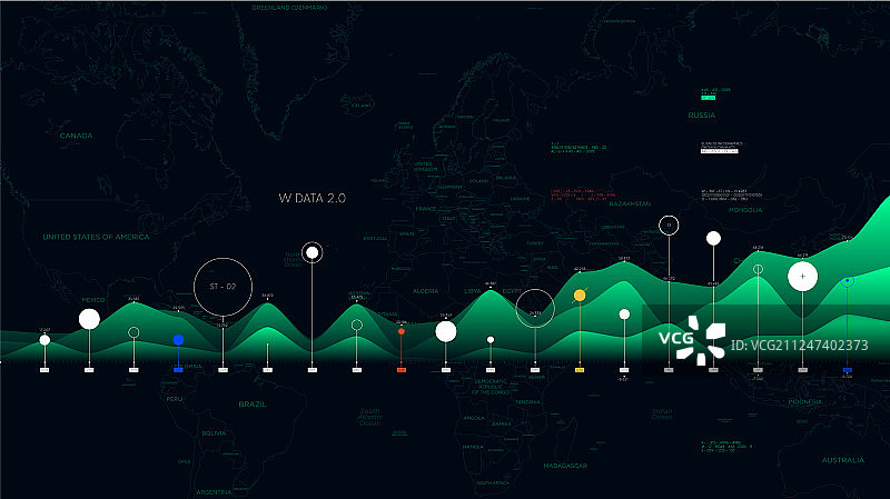 大数据可视化商业分析图片素材