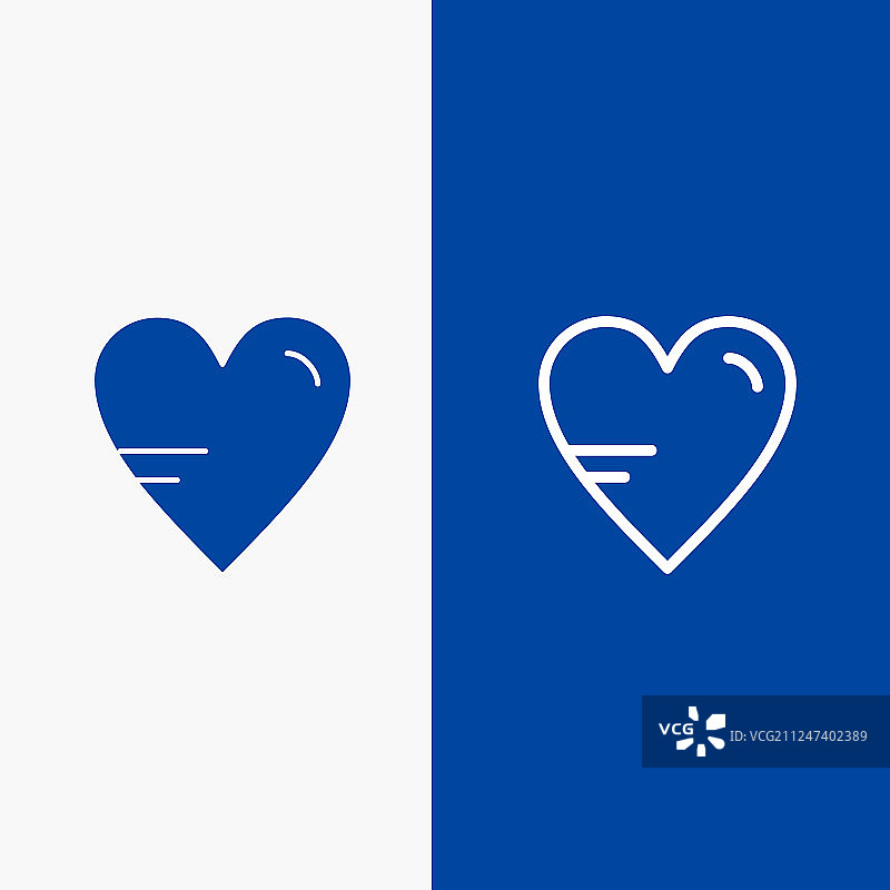 心形爱情学习教育线性字形图片素材