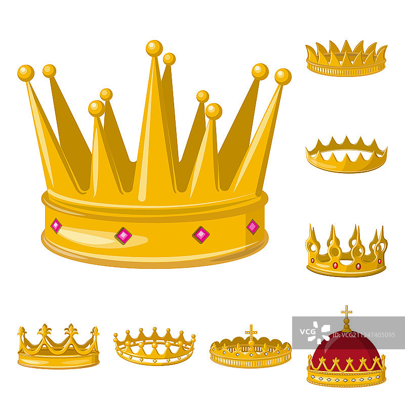 君主制和黄金图标图片素材
