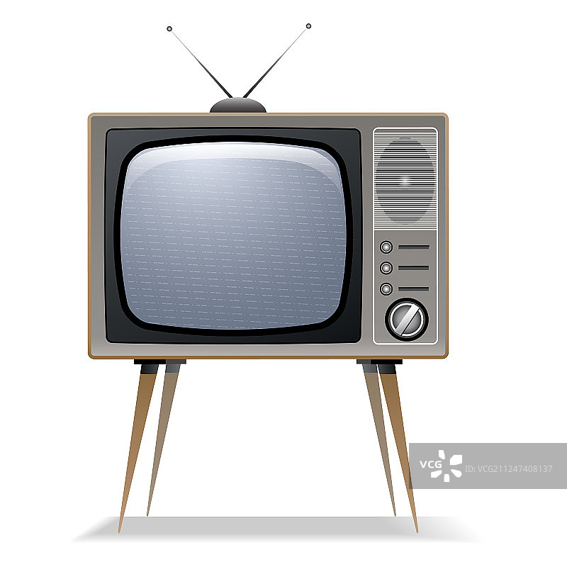 老式电视机图片素材