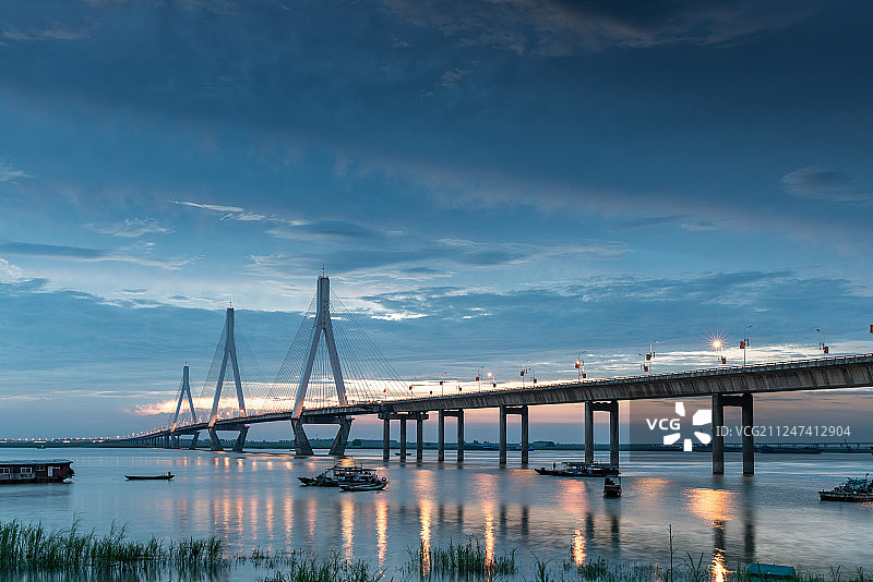 洞庭湖大桥图片素材