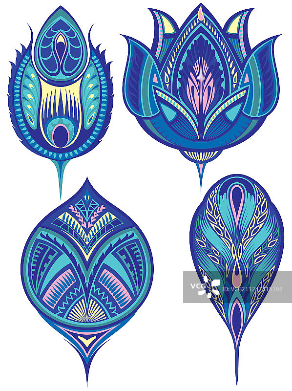 孔雀羽毛图片素材