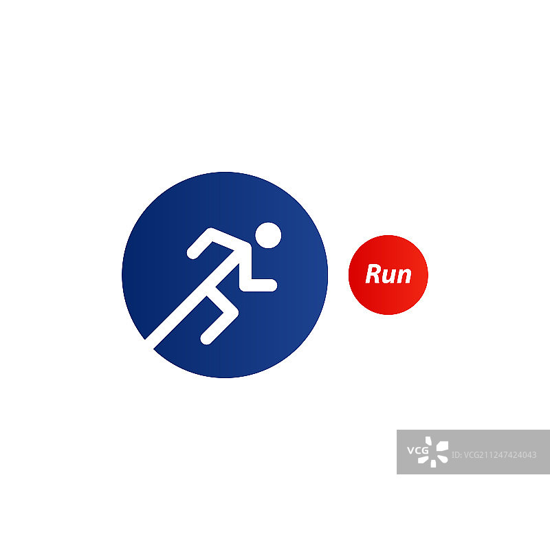 跑步标志体育赛事图标图片素材