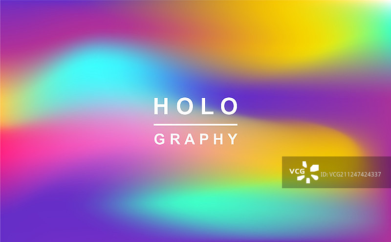 全息复古80、90年代未来主义封面图片素材