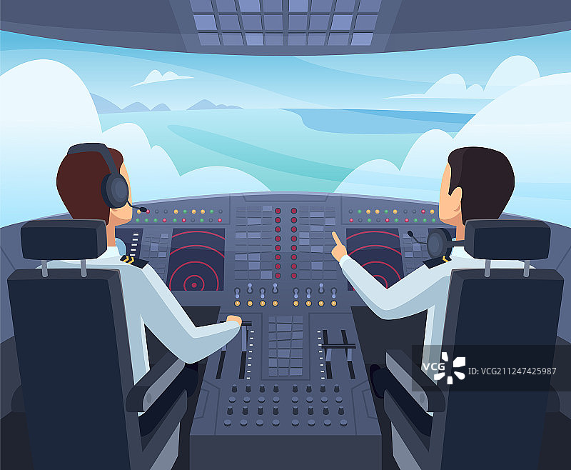 飞机驾驶舱图片素材