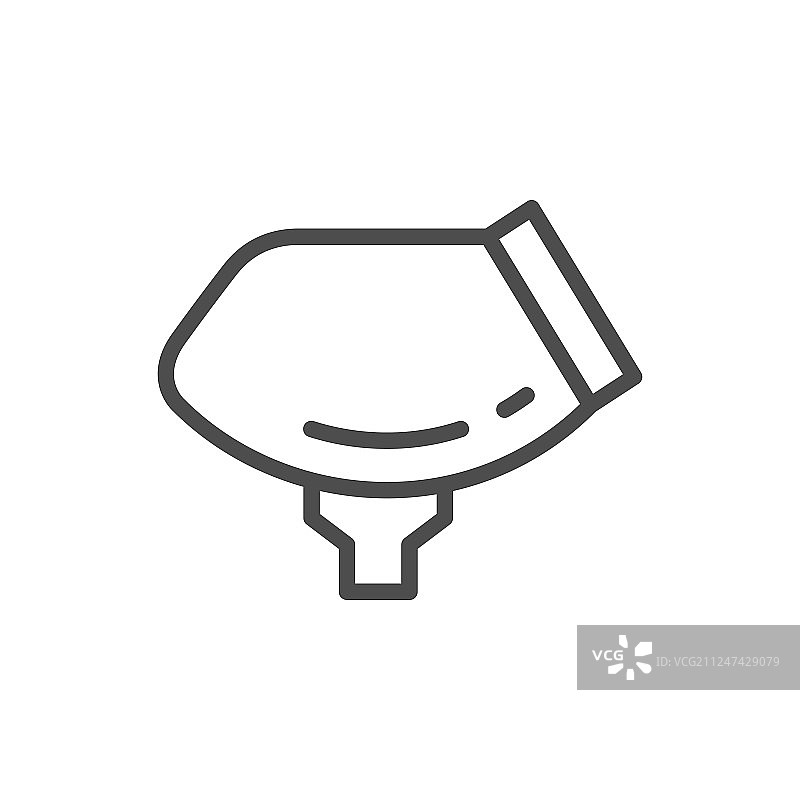 颜料球装载器轮廓线条图标图片素材