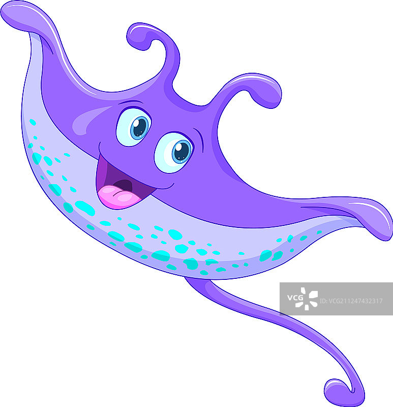 可爱黄貂鱼图片素材