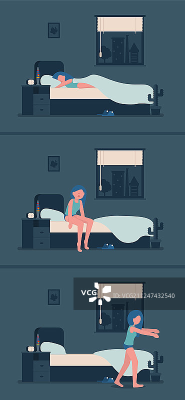 梦游的睡眠女性大合集图片素材