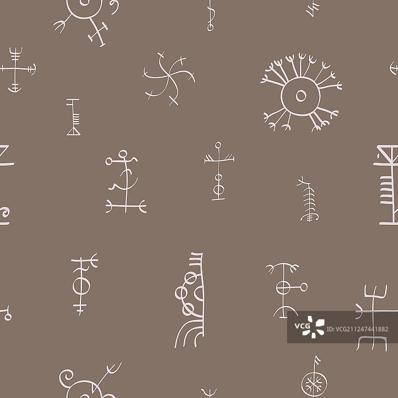 冰岛魔法杖图案图片素材