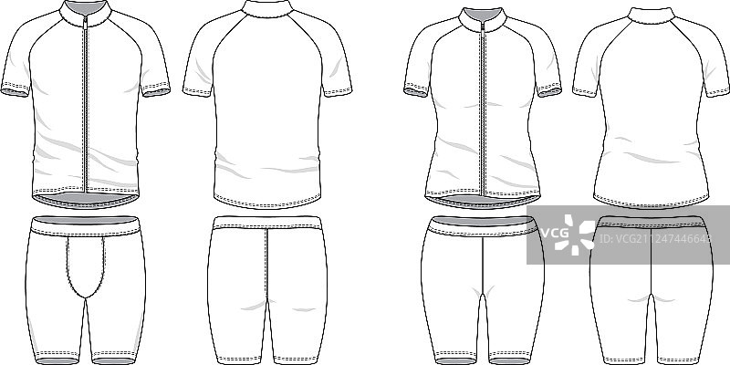 空白服装模板图片素材