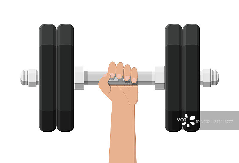 金属哑铃图片素材