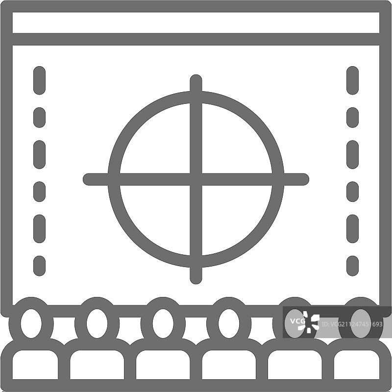 电影院屏幕与观众图片素材