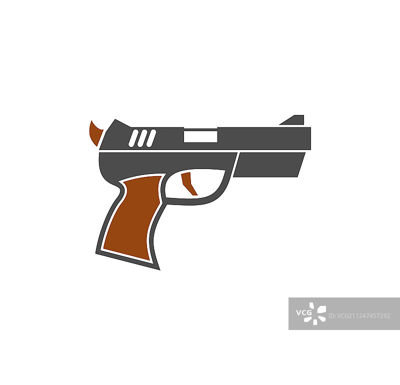 图形背景上的手枪相关图标图片素材