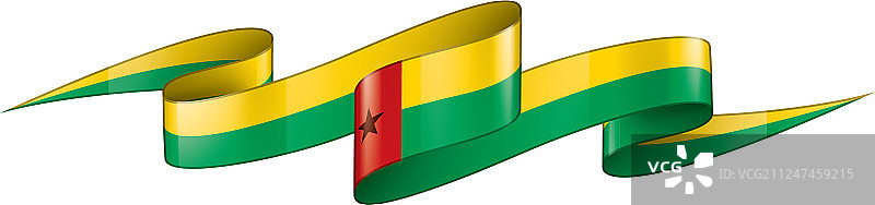 几内亚比绍国旗上有白色图片素材