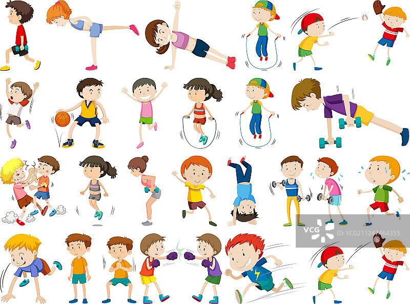 健康人群角色图片素材