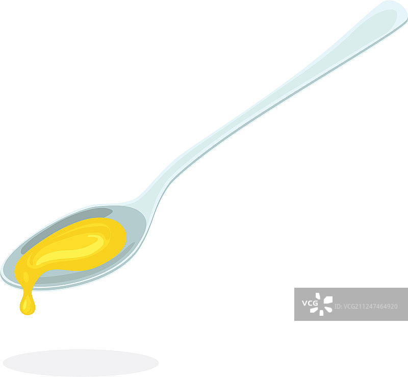 勺子和橄榄油图片素材