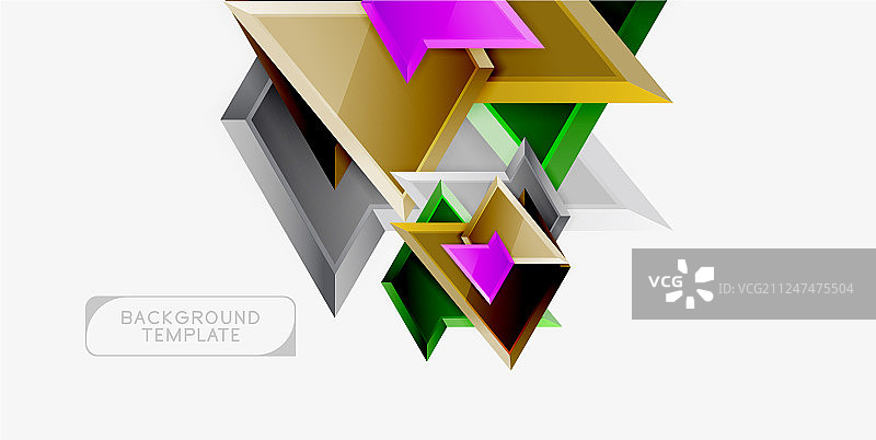 三角形低聚背景设计图片素材