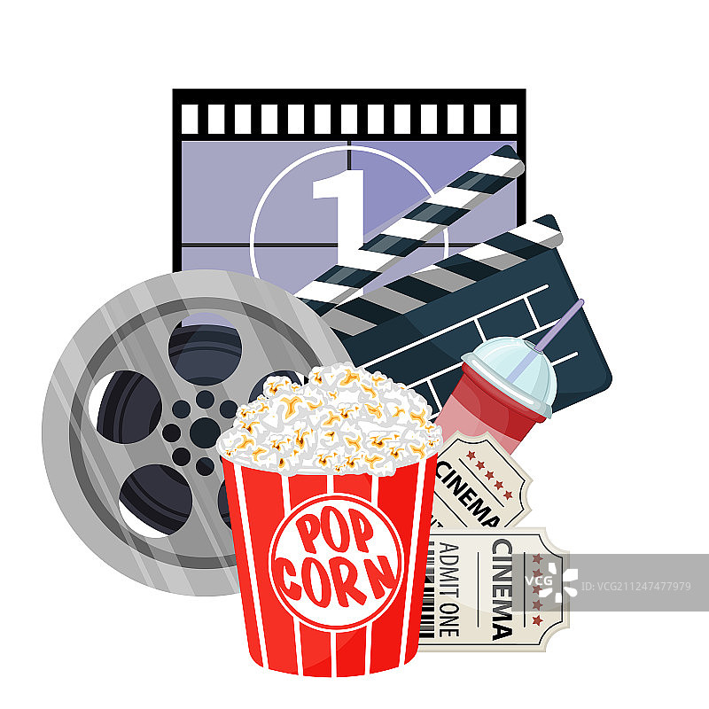 电影院观影海报图片素材
