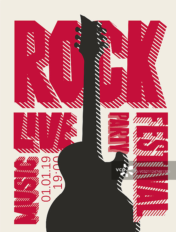 摇滚派对或现场音乐节banner图片素材