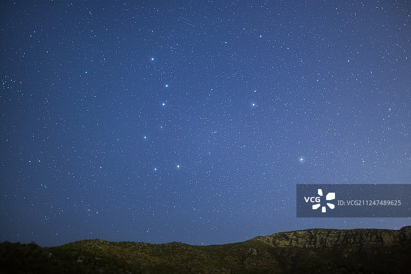 北斗星星空天文图片素材