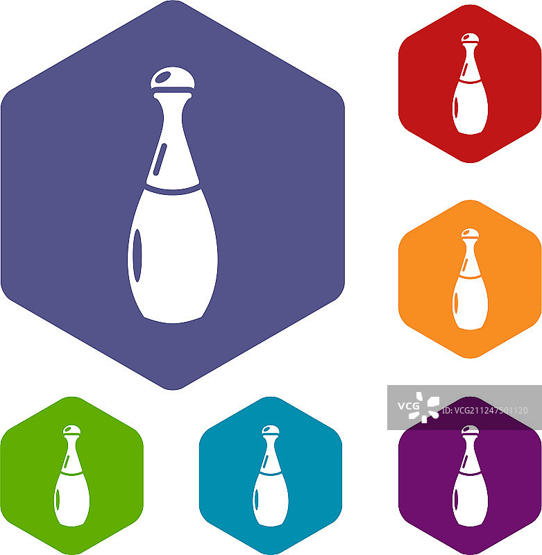 薰衣草香水瓶图标简约黑色风格图片素材