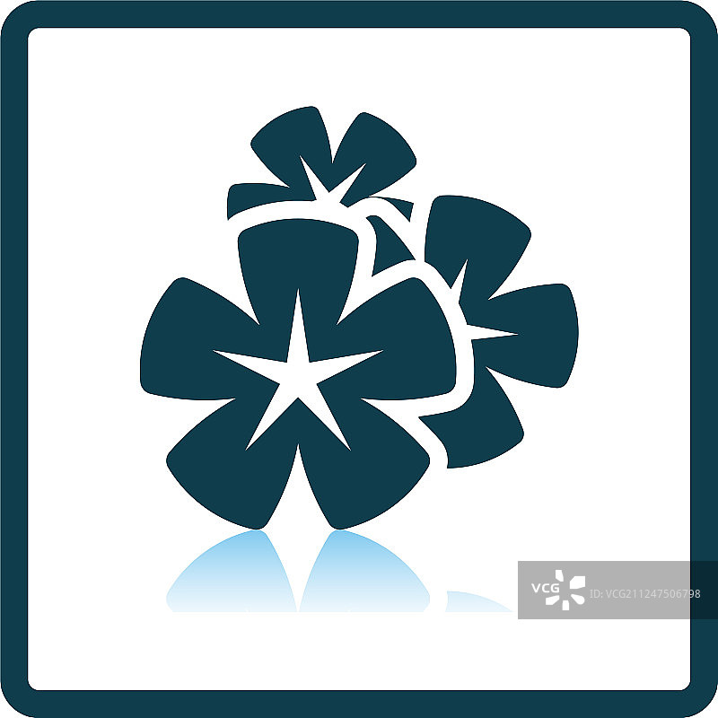 鸡蛋花图标图片素材