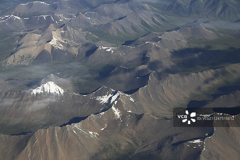 航拍青海山川地貌图片素材
