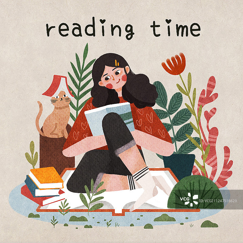 阅读时间图片素材