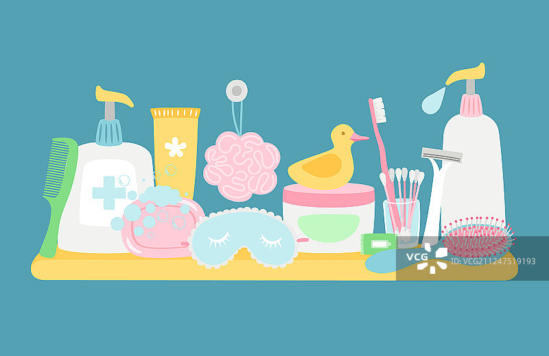 浴室卫生用品图片素材