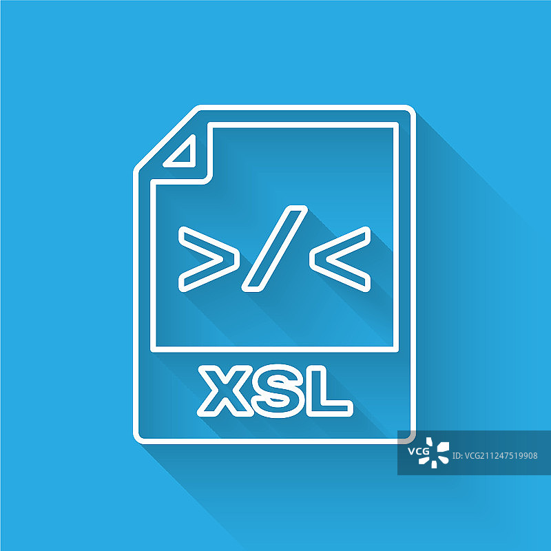 白色XSL文件图标下载按钮图片素材