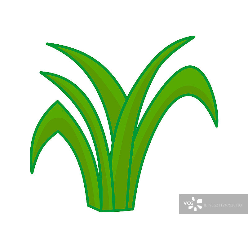 卡通草叶设计图片素材