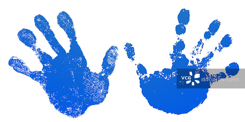 手绘印花图案，白色背景图片素材