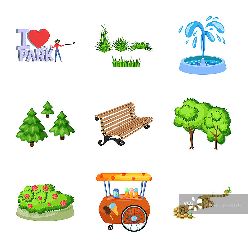 景观公园标志设计图片素材