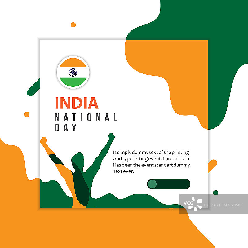 印度国庆日模板设计图片素材