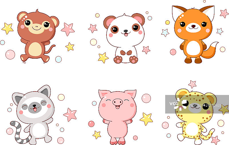 可爱动物宝宝合集图片素材