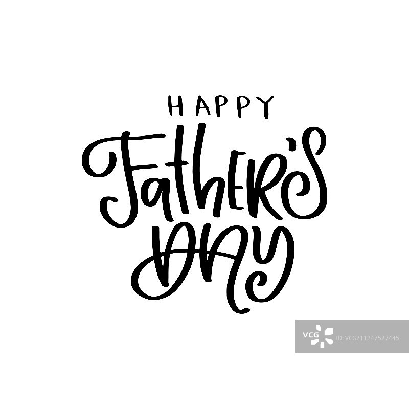父亲节快乐手写字图案图片素材