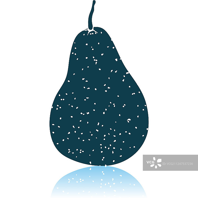 灰色背景上的梨图标图片素材