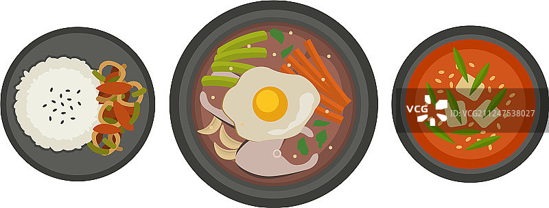 韩国传统汤图片素材