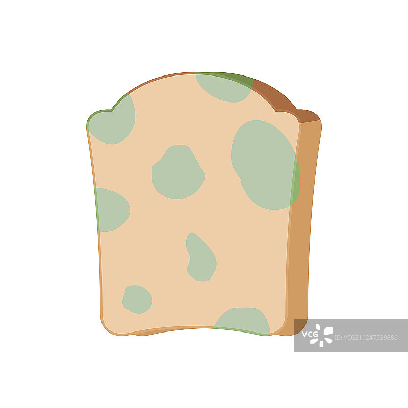 发霉的面包切片图片素材