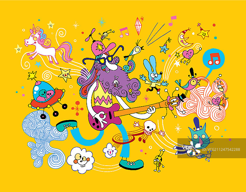 吉他演奏者图片素材