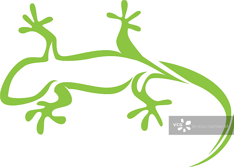 蜥蜴变色龙壁虎黑色剪影图片素材